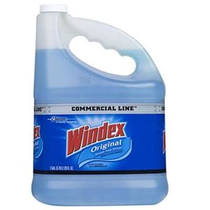 large bottle of cleaner for windows