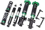  Mono-Tube Shock w/ 32 Click Rebound Setting, Full Length Adjustable, compatible with Ford Mustang 2005-10