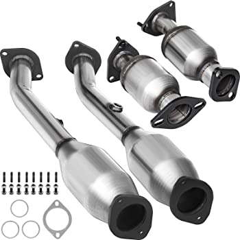 Mophorn Exhaust Manifold Complete Packages: Compatible with 2005-2011 Nissan frontier