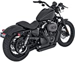 Vance and Hines Shortshots Staggered Full System Exhaust for Harley Davidson 2004-13 Sportster Models