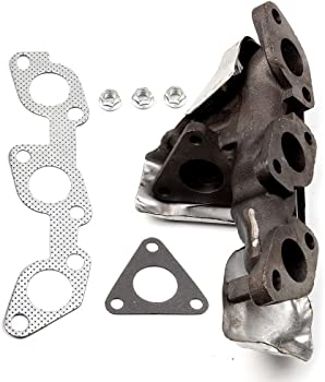 cciyu Stainless Steel Exhaust Manifold Kit: Compatible with 1999-2004