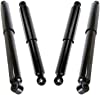 Detroit Axle - SRW 4WD Front & Rear Shock Absorber Assembly for 1999 - 2004 Ford F-250 / F-350 Super Duty w/ Single Rear Wheel - 4x4 ONLY
