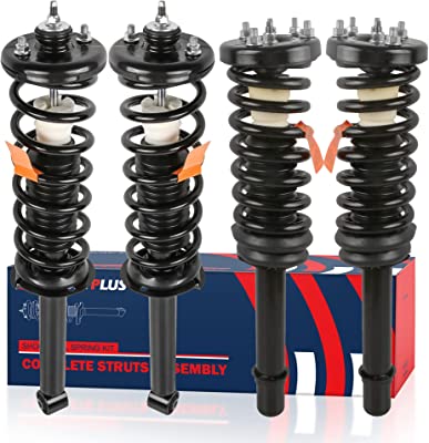 MOSTPLUS 4x Complete Struts With Springs Mounts Front & Rear