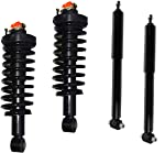DTA Full Set -2 Front Complete Strut Assemblies With Springs Mounts 2 Rear Shocks