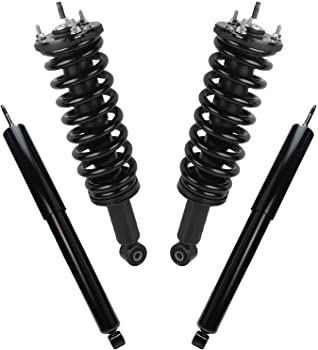 Detroit Axle - 4WD Front Struts + Rear Shock Absorbers Replacement for 2000-2006 Toyota Tundra - 4pc Set