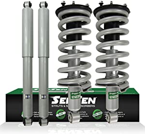 SENSEN 100330-SH Front Rear Left Right Complete Strut Assembly Shocks Compatible/Replacement for 2011-2015 Nissan Titan 4WD