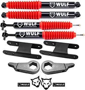 WULF 3" Front 2" Rear Leveling Lift Kit with Shocks compatible with Ford Explorer