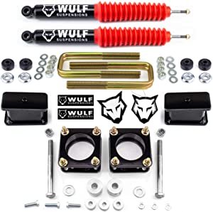 WULF 3" Front 3" Rear Lift Kit with Diff Drop and Rear Shocks compatible with Toyota Tundra