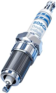 Bosch Automotive 9607 Double Iridium Spark Plug, Up to 4X Longer Life (Pack of 1)