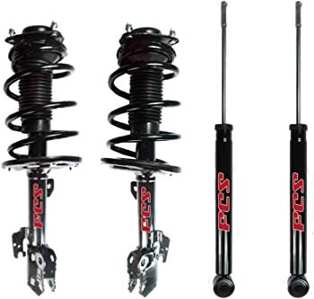 FCS Front Struts Coil Springs & Rear Shocks Kit For Toyota Sienna Base SE L4 V6