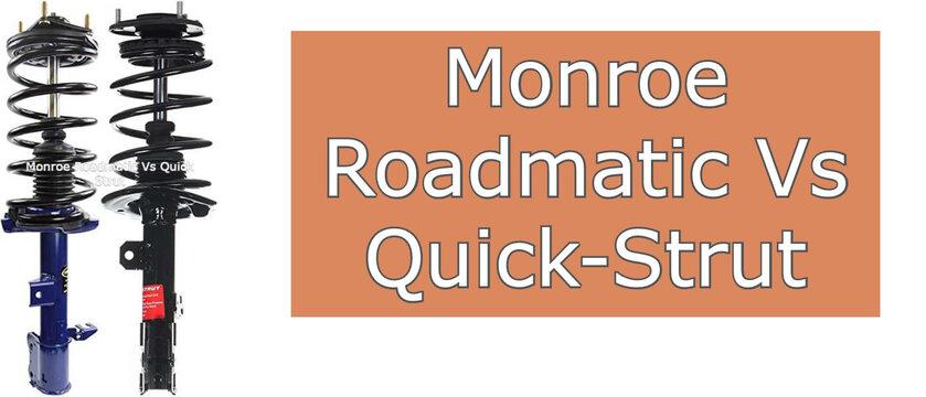 Monroe Roadmatic Vs Quick Strut