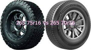 265 75r16 Vs 265 70r16 - Major Differences