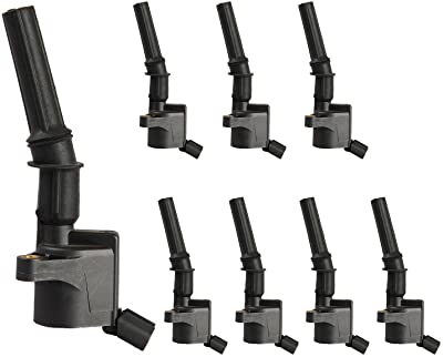 ENA Set of 8 Curved Boot Ignition Coil Pack