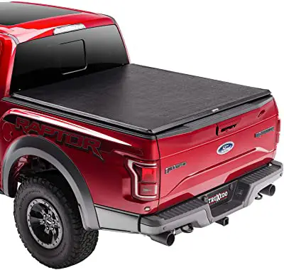TruXedo TruXport Soft Roll Up Truck Bed Tonneau Cover | 247101 | Fits 1993 - 2008 Ford Ranger Flareside/Splash 6' Bed (72") , Black