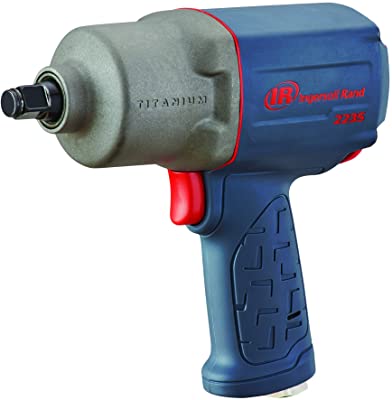 
Ingersoll Rand 2235TiMAX 1/2” Drive Air Impact Wrench – Lightweight 4.6 lb Design, Powerful Torque Output Up to 1,350 ft-lbs, Titanium Hammer Case, Max...