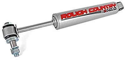 Rough Country 87317N2 - Steering Stabilizer with Premium N2.0 Series Shock