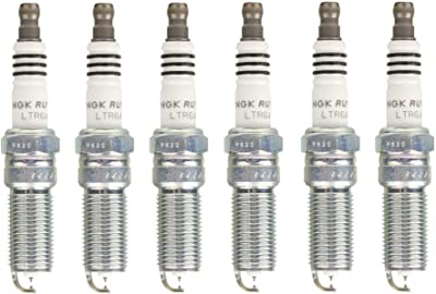 NGK Set of 6 Ruthenium HX High Spark Plugs For Ford Mazda Chevy GMC Lincoln V6