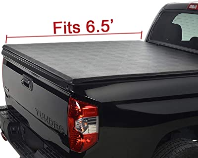 Saiyingli for 2004-2014 F150 & 2006-2008 Mark LT 6.5ft (78-79 inch) Soft Roll-Up Styleside Bed Tonneau Cover(NOT for Track Sys.& Roll Bar)