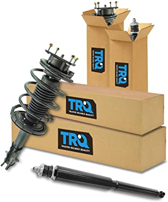 
TRQ Loaded Quick Complete Strut Spring Assembly Shock Kit Set 4pc Front & Rear for 2011-2014 Ford Mustang 3.7L V6 & 5.0L V8