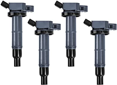ENA Set of 4 Ignition Coil Pack Compatible with Toyota Lexus Scion Camry Corolla RAV4 Solara Matrix Highlander HS250h TC 2.0L 2.4L L4 Replacement for 90919-02244 UF333 C1330