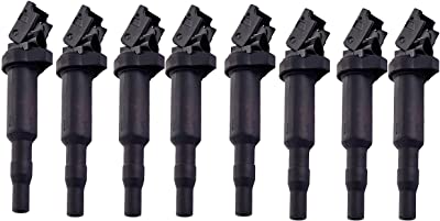 ENA Set of 8 Ignition Coil Pack Compatible with BMW 550I 650I 745I 745LI 750I Alpina B6 XDrive B7 Gran Coupe M5 M6 M6 X5 X6 4.4L 4.8L Replacement for C1638 UF-592