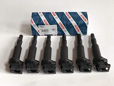 Bosch 0221504470 Ignition Coil for Select BMW Cars - 6-Pieces