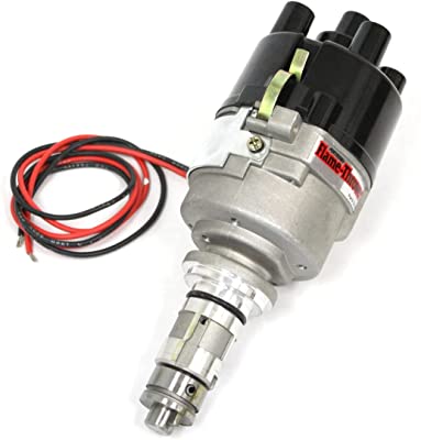 Pertronix D170600 Flame-Thrower Plug and Play Non Vacuum Cast Electronic Distributor with Ignitor II Technology for British 4 Cylinder Engine