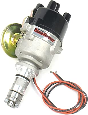 Pertronix D176600 Flame-Thrower Plug and Play Vacuum Advance Cast Electronic Distributor with Ignitor Technology for British 4 Cylinder Engine