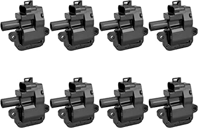 ENA Pack of 8 Ignition Coils Compatible with Chevrolet CTS Avalanche Camaro Corvette Silverado Yukon Firebird V8 5.7L 8.1L Replacment For C1144 UF192 12556450 12558948