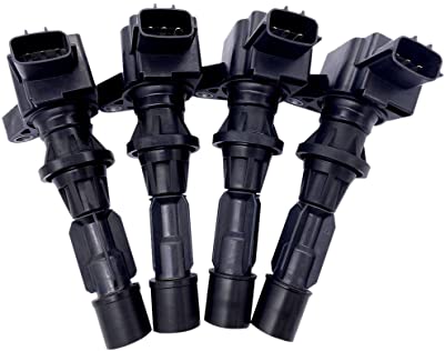 Amrxuts 4pcs UF540 Ignition Coil Packs for 2006-2013 Mazda 3, Mazda 6, 2007-2012 Mazda CX-7, 2006-2015 Mazda MX-5 Miata I4 2.0L 2.3L 2.5L L3G2-18-100-A C1683 L3G218100A