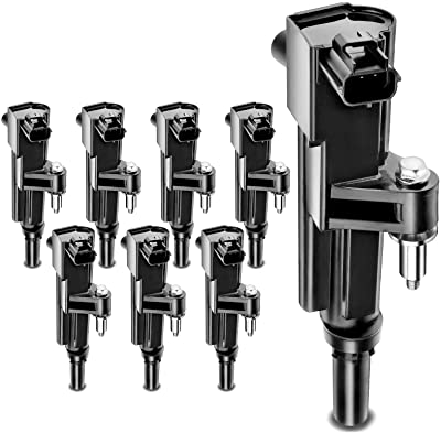 A-Premium Ignition Coil Pack Compatible with Dodge Dakota Ram 1500 08-10 Durango Aspen 08-09 Ram Commander Grand Cherokee 2008-2010 4.7L 8-PC