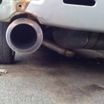 Driving with a blown exhaust
