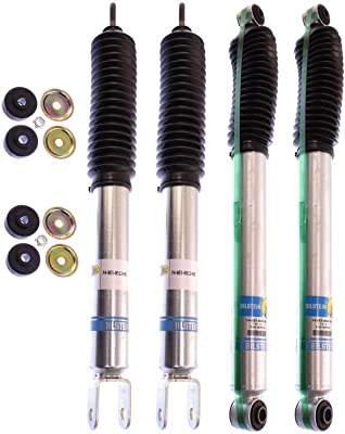 Bilstein B8 5100 Front and Rear Shocks Kit For Chevy Avalanche GMC Yukon XL 1500 Without ZW7 Premium Smooth Ride Nivomat Suspension