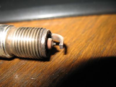 Spark plug gap wide