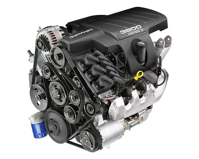 Supercharged 3.8L V6 engine